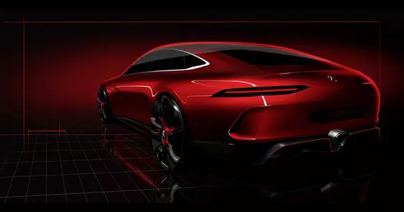 Mercedes-AMG GT4 - Imagini și un clip teaser cu viitorul concept