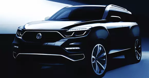 SsangYong Y400 - Primele schițe cu viitorul model de serie