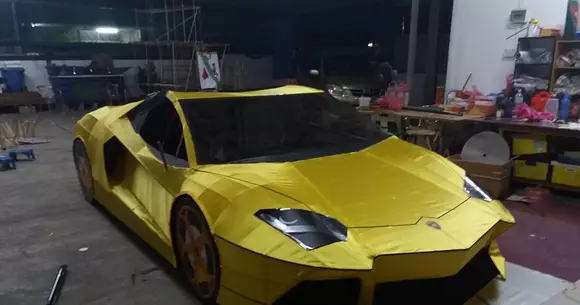 Soluția găsită de niște chinezi pentru a avea un Lamborghini în viața de apoi!