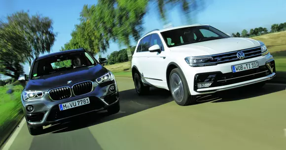 BMW X1 xDrive25d vs VW Tiguan 2.0 TDI: Dieseluri cu tracțiune integrală