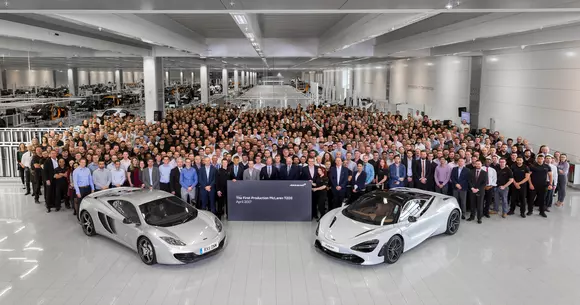 McLaren 720S a intrat pe linia de asamblare