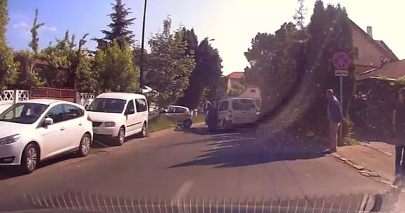 Ce se întâmplă dacă locuiești în Brașov și uiți să tragi frâna de mână | VIDEO