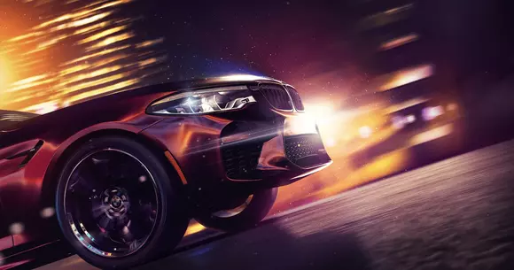 Noul BMW M5 dezvăluit parțial pe coperta jocului Need For Speed Payback