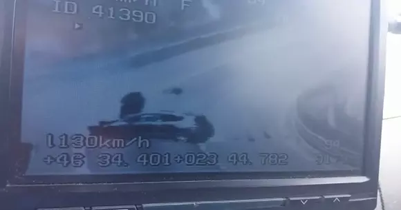 Accident pe A3: S-a izbit de parapet cu 236 km/h! Vezi video
