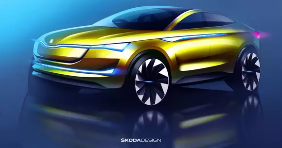 Skoda VISION E - primul conceptcar pur electric din istoria companiei