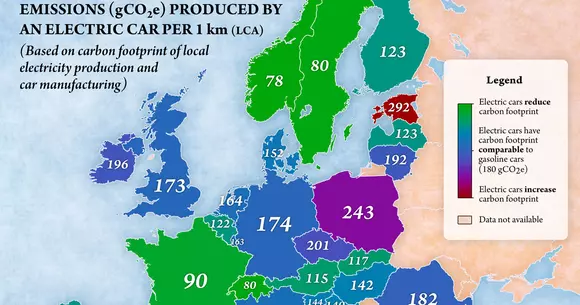 Țările în care mașinile electrice poluează mai puțin decât cele cu motoare termice. Ce se întâmplă în România?