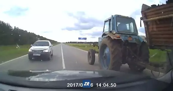 Cum NU se efectuează o depășire sau cum arată o depășire ratată în Rusia  | VIDEO