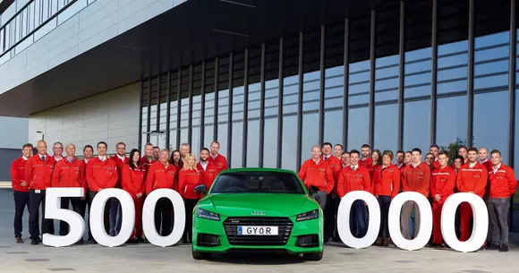 Audi a produs autoturismul cu numărul 500.000 la fabrica din Gyor