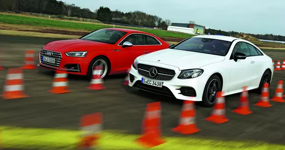 Mercedes-Benz E 400 Coupé vs Audi S5 Coupé: Epatante la modul serios