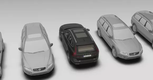 Volvo Park Assist Pilot - cum se face o parcare perpendiculară (Video)