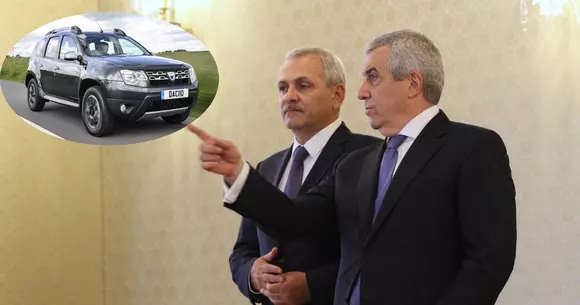 Tăriceanu vrea vreo statuie pentru asta? "Împreună cu domnul Dragnea am venit cu o Dacia Duster, ca să știți cu ce circulăm"