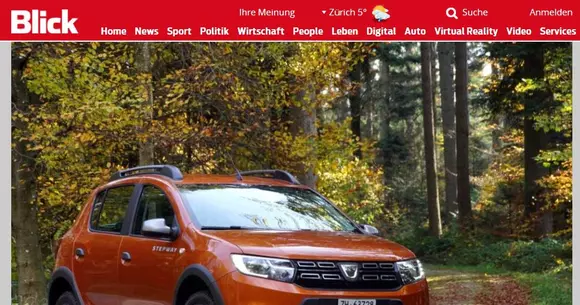 Dacia Sandero Stepway a fost testată de un cotidian elvețian. Ce au spus despre mașină