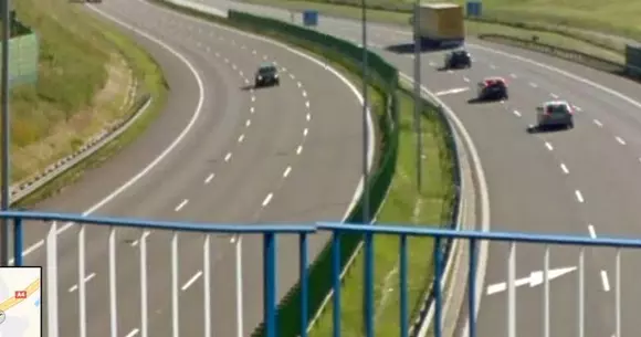 Ministerul Transporturilor se laudă cu autostrăzi din....Polonia