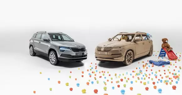Skoda a construit Kid Karoq, un automobil dedicat copiilor