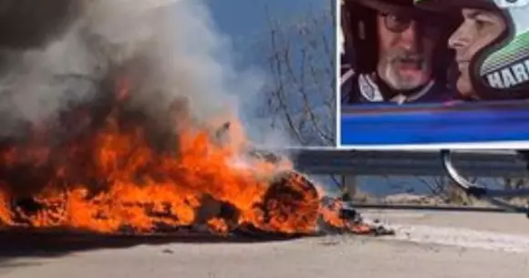 Un automobil de 50.000 de lire sterline a luat foc în timpul filmărilor Top Gear