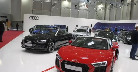 Noutățile Audi la SIAB 2018 –  RS3, RS4 Avant, RS5 Coupe, R8 Coupe, R8 Spyder, A5 Cabrio, S5 Sportback şi S3 – GALERIE FOTO