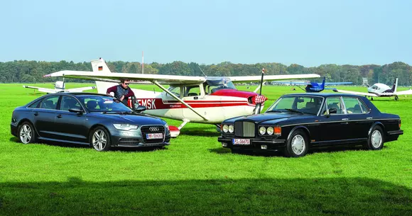 Audi A6 2.0 TFSI Multitronic vs Bentley Turbo R: Lux la 20.000 de euro