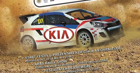 Raliul Aradului KIA 2018. Echipajele participante au peste 100 de kilometri de probe speciale