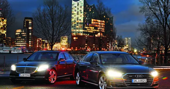 Audi A8 vs Mercedes-Benz Clasa S: Concurenţă la vârf