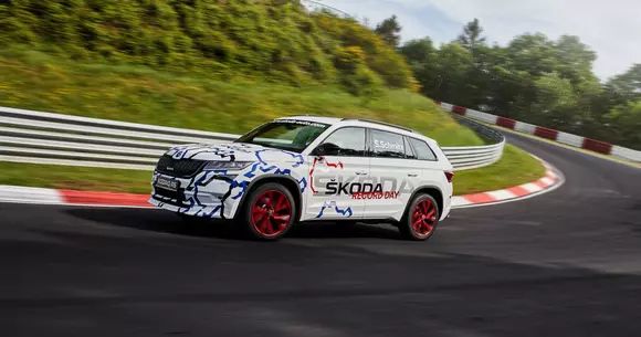 Noua Skoda Kodiaq RS înregistrează un nou record pe Nürburgring