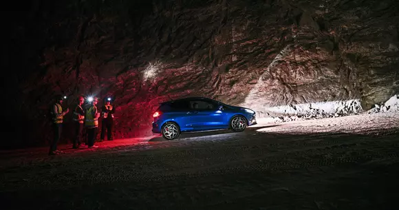 Un test inedit cu noua generație Ford Fiesta ST într-o mină de sare