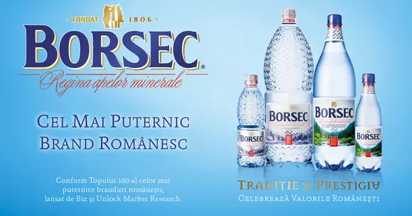 (P) Borsec, cel mai puternic brand românesc