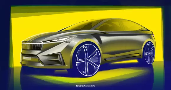 Noul concept electric Skoda iV va debuta oficial la Salonul Auto de la Geneva