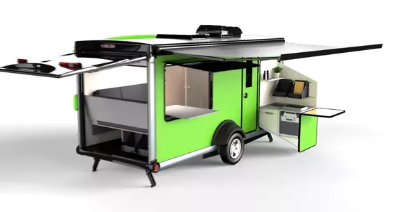 Rulota aceasta pare desprinsă din filmele „Transformers”