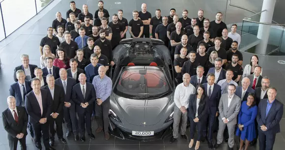 Moment istoric pentru McLaren - A produs mașina cu numărul 20.000
