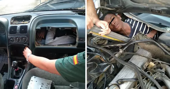 Doi tineri, găsiți aproape morți în bordul unui Mercedes - De ce se ascundeau acolo