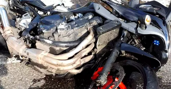 Accident straniu: două motociclete s-au ciocnit frontal în Vrancea!