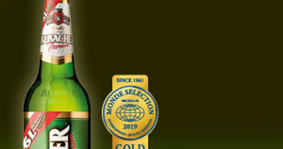 (P) Berea Albacher Premium 0,66l premiată cu aur de Monde Selection