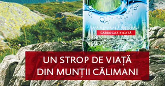(P) Apa minerală naturală carbogazificată Stânceni premiată cu aur de Monde Selection