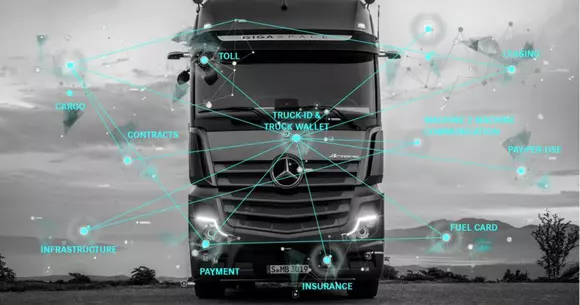 Mercedes învață camioanele să facă plăți! Cum se procedează