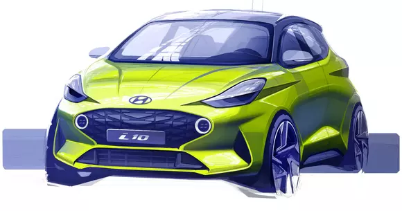Iată prima schiţă cu viitorul Hyundai i10