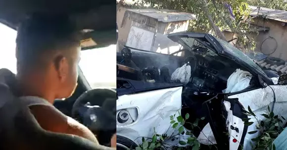 Live pe Facebook - Momentul în care un șofer băut accidentează mortal trei persoane