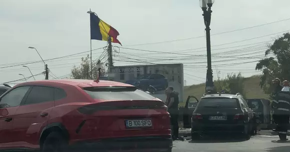 Accident spectaculos cu Lamborghini Urus în Capitală