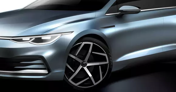 Volkswagen Golf VIII a fost prezentat în schițe oficiale