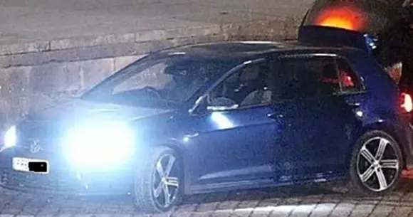 Volkswagen Golf R, folosit ca mașină de fugă în jaful celui mai scump WC din lume