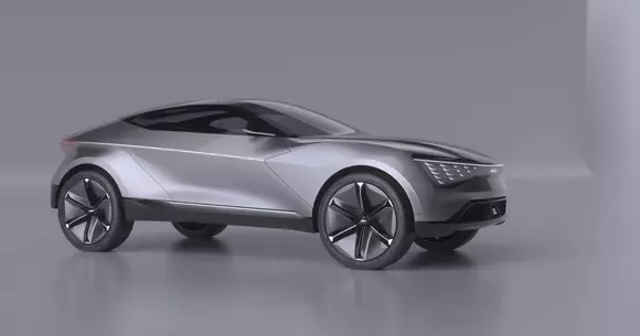 Kia Futuron - un SUV coupe electric ce prefigurează liniile noi de design ale companiei