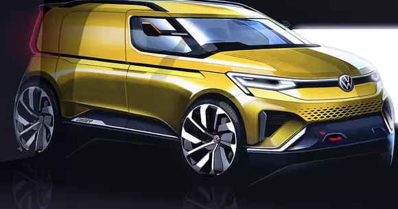 Primele schițe ale noului Volkswagen Caddy: debutează în 2020
