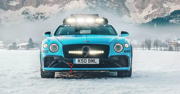 Bentley GT cum rar îl vedem: pregătit pentru curse pe gheață