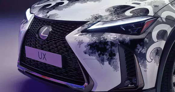 Ce face această pictură de pe Lexus UX să fie unică în lume (VIDEO)