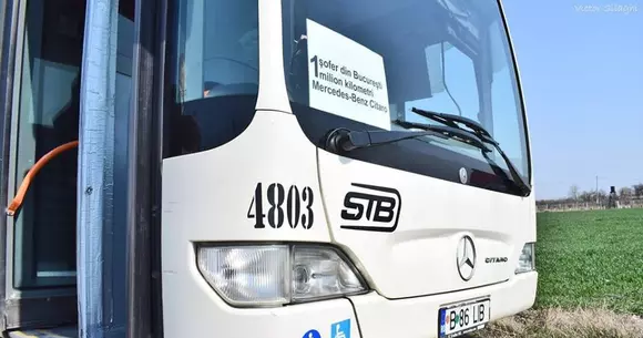 Primul autobuz Mercedes-Benz Citaro din București cu un milion de kilometri