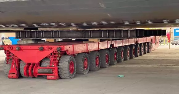 Podul peste Dunăre Brăila-Tulcea, în facere: cum arată unul dintre segmente