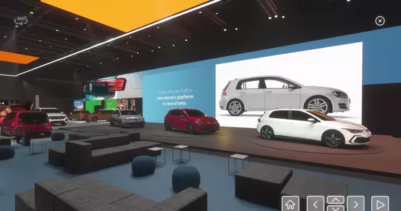 Am vizitat standul VW de la Geneva din fața calculatorului