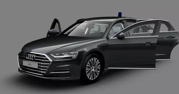 Un Audi A8 scump cât patru! Acesta este A8 L Security, protectorul de gloanțe și obuze