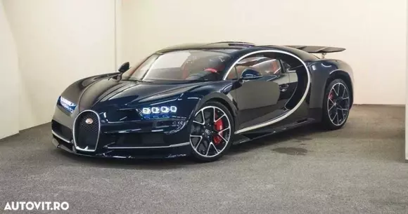 Ofertă second-hand în România: Bugatti Chiron. Atenție, prețul nu este mic!