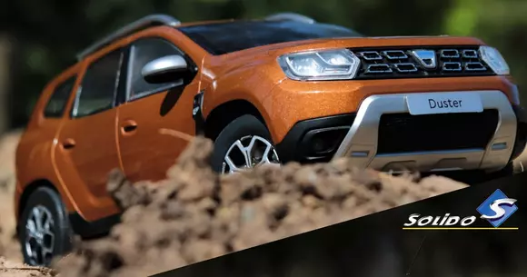 Fani Dacia, Solido vă pregătește un cadou inedit: machetă Duster la scara 1:18!