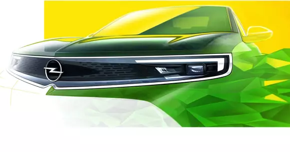 Aceasta este „fața” viitoarelor modele Opel. Pe ce model o vom vedea pentru prima dată